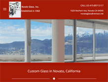 Tablet Screenshot of novatoglassinc.com